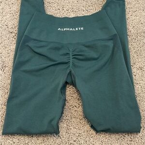 Alphalete  Teal Green Seamless Leggings